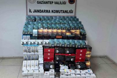 Gaziantep’te 1 milyon TL değerinde kaçak malzeme ele geçirildi: 1 gözaltı