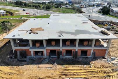 Gebze’de yeni itfaiye binasında çalışmalar yüzde 60’a ulaştı