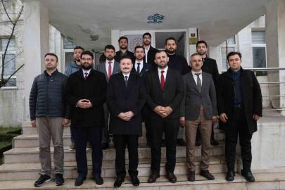 Gökçeada Kaymakamı müftülük personeliyle bir araya geldi