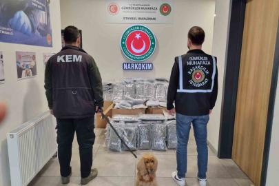 Gümrükler Muhafaza ekipleri piyasa değeri 378 milyon olan 420 kilo uyuşturucu madde yakaladı
