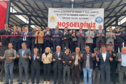 Havsa Modern Canlı Hayvan Pazarı hizmete açıldı