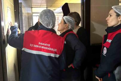 İhsaniye’de gıda işletmelerine yönelik denetim