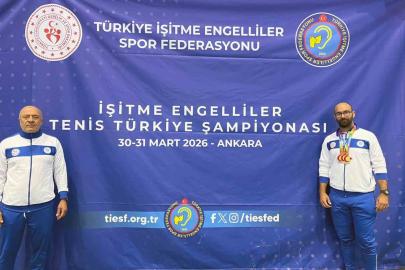 İşitme Engelliler Tenis Turnuvası’nda Muğla’ya 3 madalya