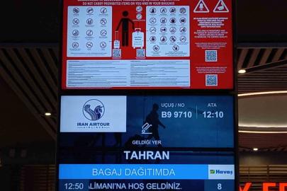 İstanbul Havalimanı’nda İran uçuşları yeniden başladı