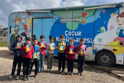 Kahramanmaraş’ta mobil kütüphane