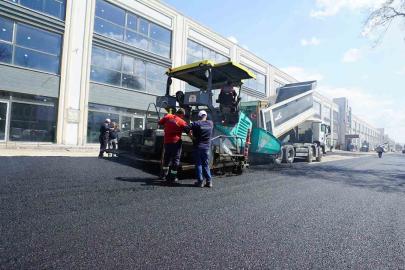 Kahramanmaraş’ta yapımı tamamlanan Toptancılar Sitesi yoluna asfalt