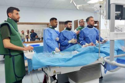 Kahta’da açılan anjiyo ünitesinde ilk hasta başarıyla tedavi edildi