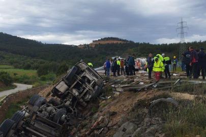 Kanala düşen tankerde can pazarı