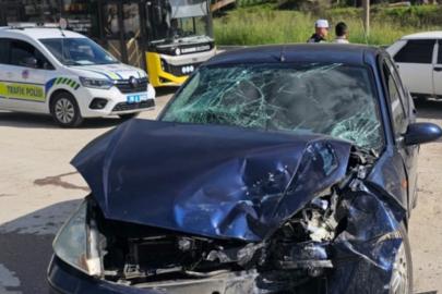 Karabük’te iki otomobil çarpıştı: 3 yaralı