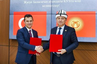 Kastamonu Üniversitesi ile Kırgız Milli Üniversitesi arasında iş birliği