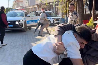 Kavga ihbarına giden polislere sürpriz karşılama