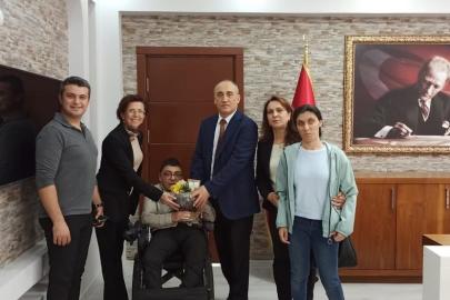 Kaymakam İlhan engellileri ağırladı