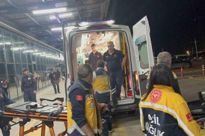 Kazada yaralanan Günyüzü Kaymakamı ve şoförü hastaneye getirildi