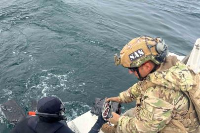 Kırklareli açıklarında tespit edilen mayın imha edildi