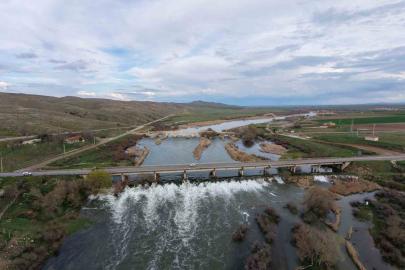 Kızılırmak’ta su seviyesi yükseldi