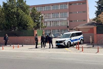 Konya’da okul önlerinde sıkı güvenlik önlemi