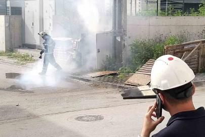 Körfez’de trafo yangını paniğe neden oldu