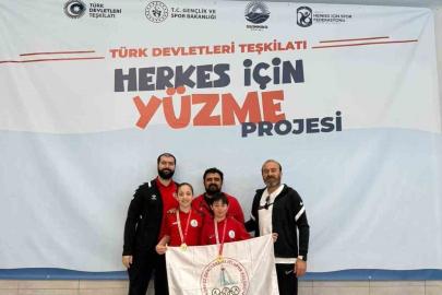 Körfezli genç yüzücüler Azerbaycan’da Türkiye’yi temsil edecek