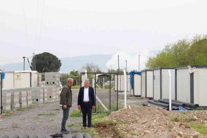 Köşk’te sokak hayvanları için barınak çalışması sürüyor