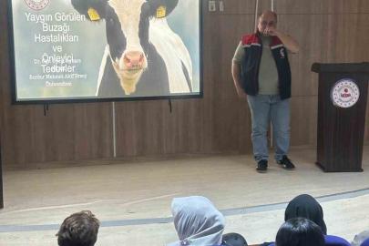 Köşk’te üreticilere buzağı ölümleri ve üreme verimliliği eğitimi