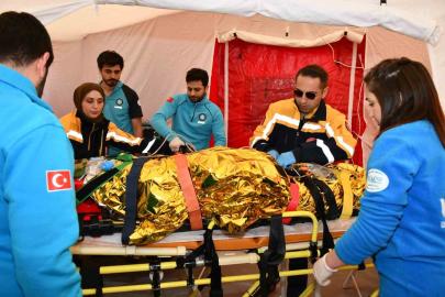 Lüleburgaz’da sel tatbikatı yapıldı