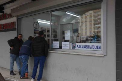 Manisa’da 22 günde 7 bin 500 plaka değişti