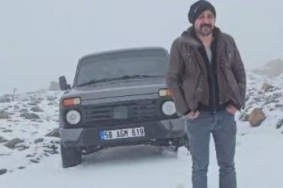 Mantar toplamak için araziye çıktı, nisan karı ile karşılaştı