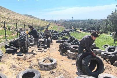 Mardin Büyükşehir Belediyesi, 100 ton atık lastiği geri dönüşüme kazandırdı
