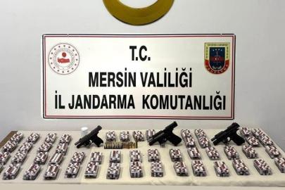 Mersin’de binlerce uyuşturucu hap ele geçirildi