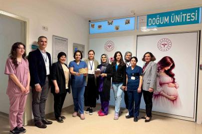 Muğla Eğitim ve Araştırma Hastanesi’nde ebeler unutulmadı