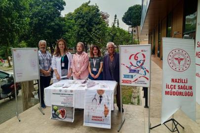 Nazilli’de vatandaşlara kalp sağlığı anlatıldı