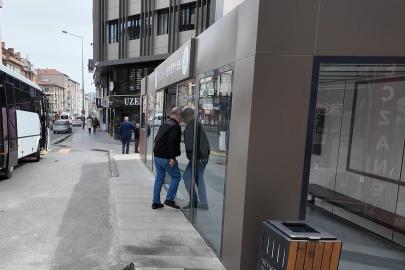 Nevşehir’de akıllı durak kazası kameralara yansıdı