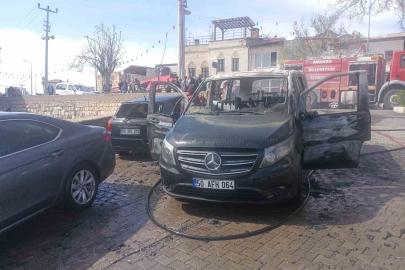 Nevşehir’de araç yangını: 3 araç hasar gördü