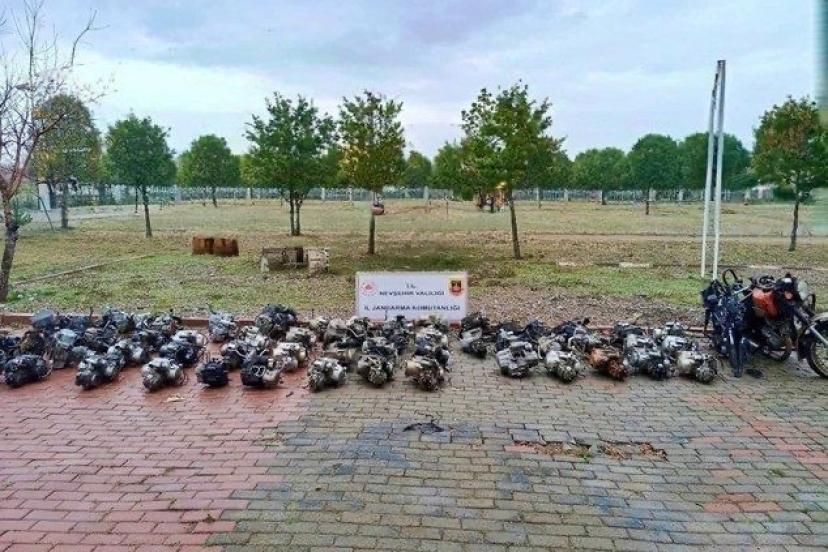Nevşehir’de motosiklet şaselerini kazıyan şahıslara operasyon: 2 gözaltı