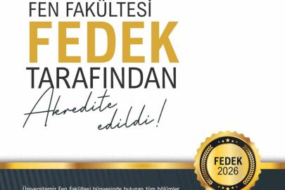 Niğde Ömer Halisdemir Üniversitesi Fen Fakültesi’ne FEDEK akreditasyonu