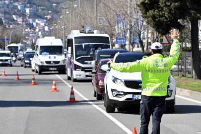Ordu’da bir haftada 17 binden fazla araç ve sürücüsü denetlendi