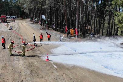 Ormancılar kıyasıya yarıştı
