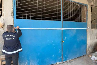 Osmangazi’de tehlikeli atık döken araca ağır ceza