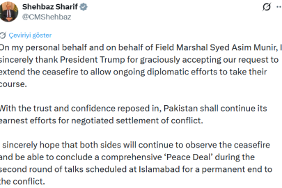 Pakistan Başbakanı Şerif’ten ABD Başkanı Trump’a ateşkes teşekkürü