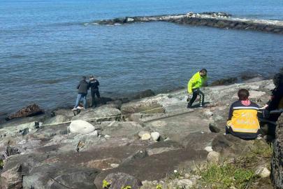 Rize’de kıyıya vuran erkek cesedi bulundu