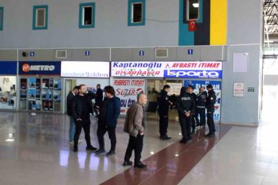 Samsun Otogarı’nda tahliye gerginliği