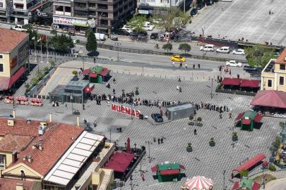 Samsun’da şampiyonluk maçı heyecanı: Biletler için kuyruk oluştu