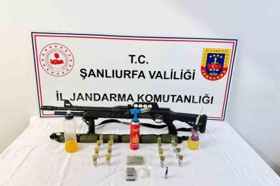 Şanlıurfa’da uyuşturucu ve silah ele geçirildi