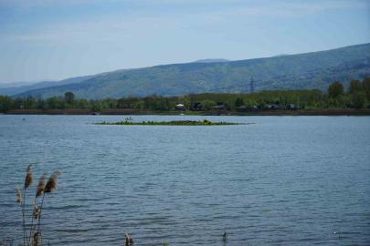 Sapanca Gölü çekildi: Gizemli ada yeniden ortaya çıktı
