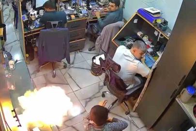 Şarjdaki telefon alev aldı