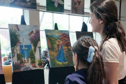 Şehitkamilli hanımların eserleri görücüye çıktı