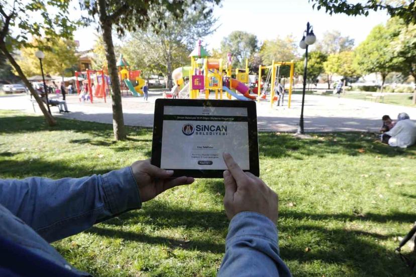 Sincan parklarında ücretsiz Wi-Fi hizmet saati güncellendi