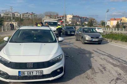 Sinop’ta zincirleme kaza: 1 yaralı