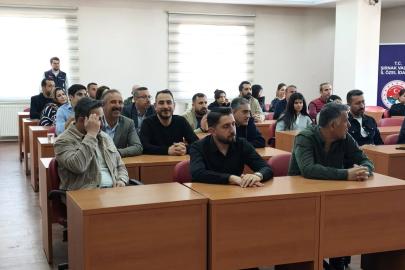 Şırnak’ta AFAD, kamu personeline KBRN ve afet farkındalık semineri
