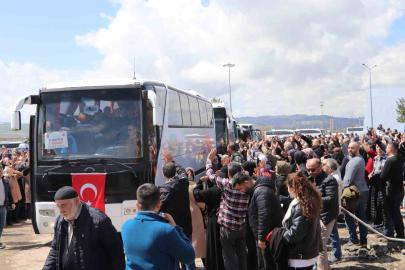 Sivas’ta 312 hacı adayı dualarla kutsal topraklara uğurlandı